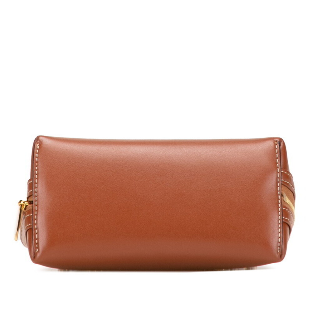 Celine Triomphe chain Shoulder Bag brown leather - Picture 3 of 8